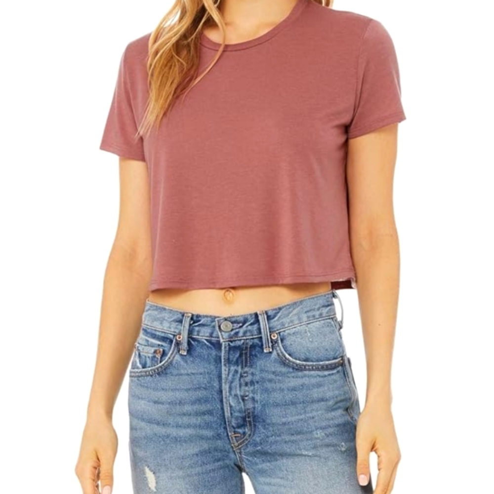 ⭐ Rust Orange Red A New Day Crop Top Tee XXL⭐